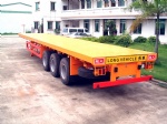 Extensible Flatbed Semi Truck Trailer