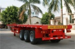 Extensible Flatbed Semi Truck Trailer