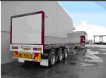 Europe Kind Flatbed Cargo Semi Truck Trailer