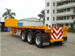 40英尺3轴拖拉机平板拖车重型卡车半效用